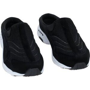 Easy Spirit TravelTime Slip-On Mule Walking Sneakers Black Women's US 6